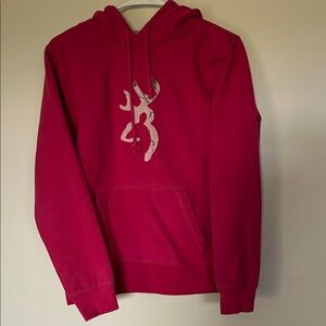 Browning Women's pink Hoodie with Logo